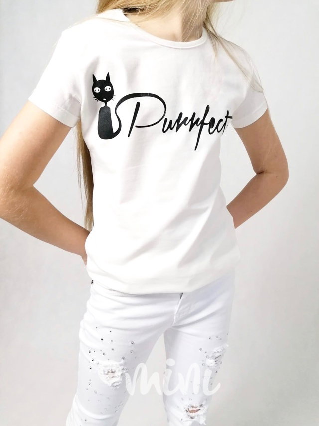 Triko cat off white