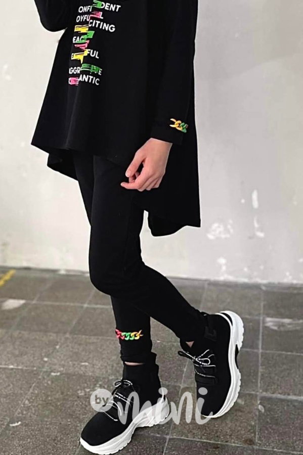 Fashion černé kalhoty