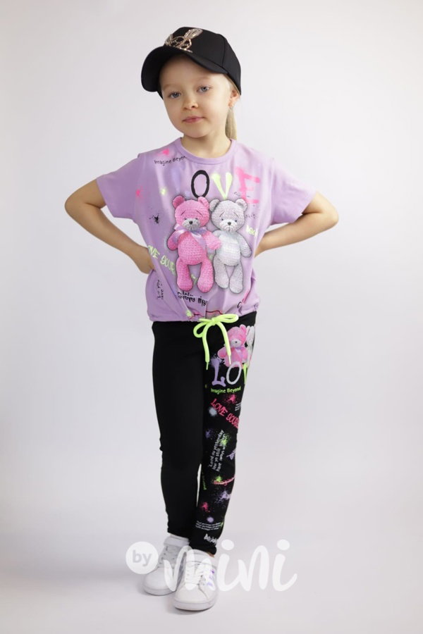 Teddies set lila