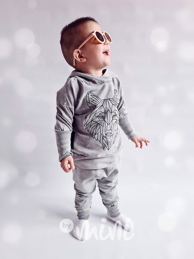 Despacito baggy acid wash grey