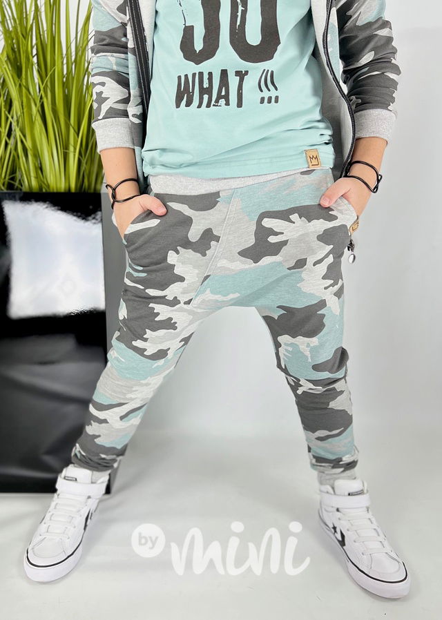 Mint army baggy tepláky