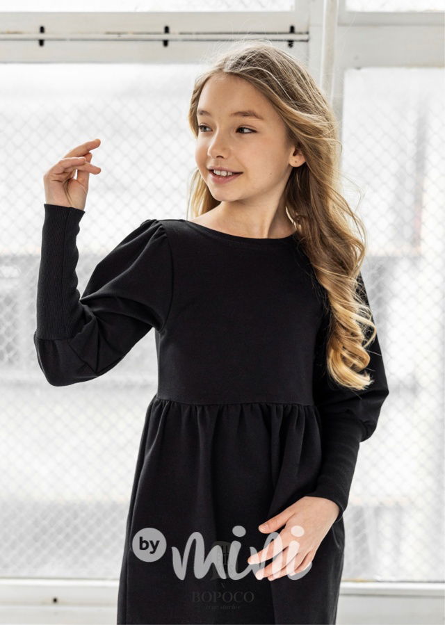 MINIMALIST šaty černé