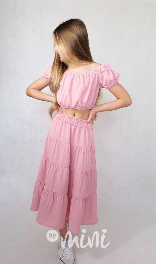 Letní boho set růžový