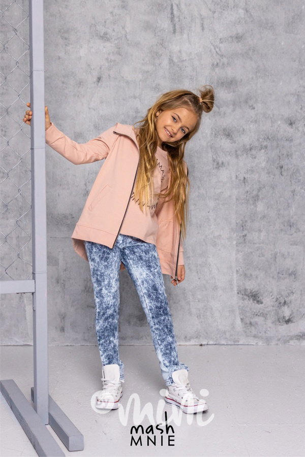 Mash Mnie acid wash blue jeans
