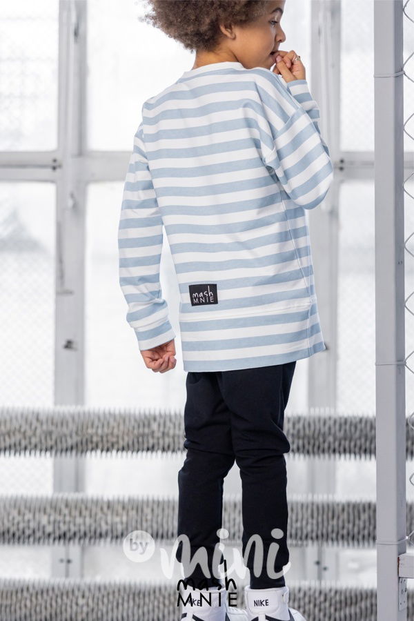 WOLF SOUL mikina pruhy blue *MashMnie*