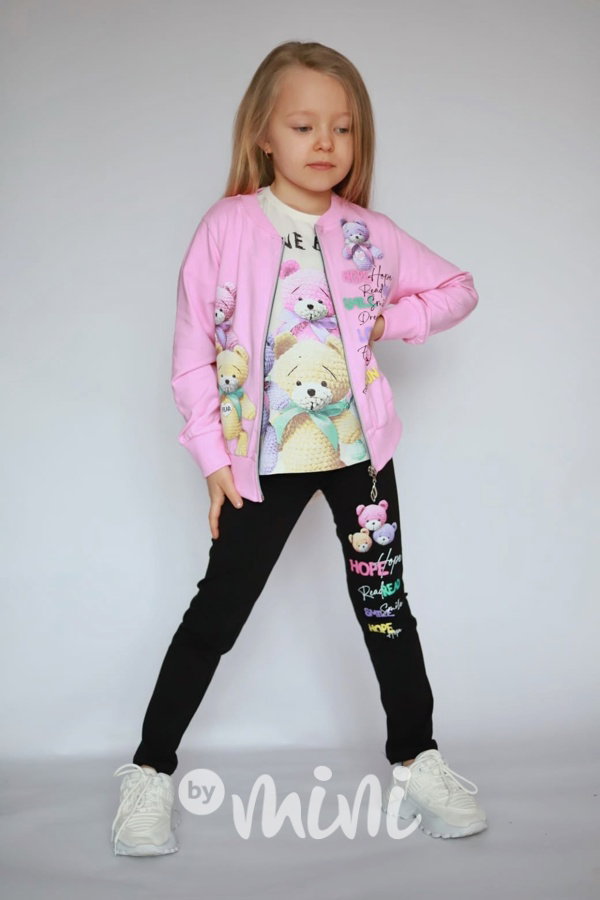 Teddies 3-dílný set pink