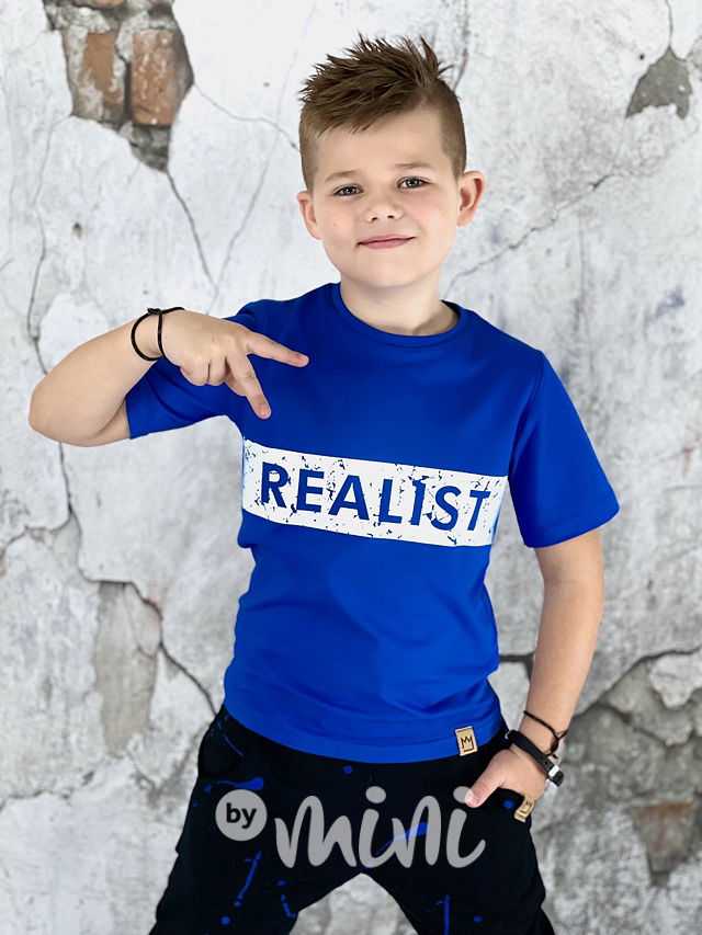 REALIST triko modré