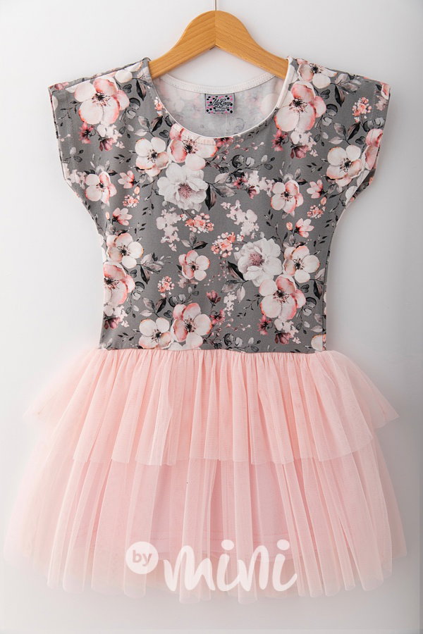 Lily Grey šaty s tylem Grey season