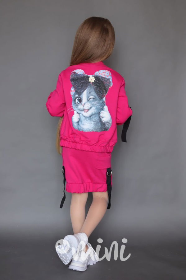 CAT 3-dílná souprava malina