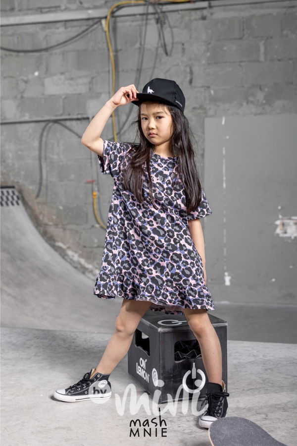 Mash Mnie šaty lila panterka