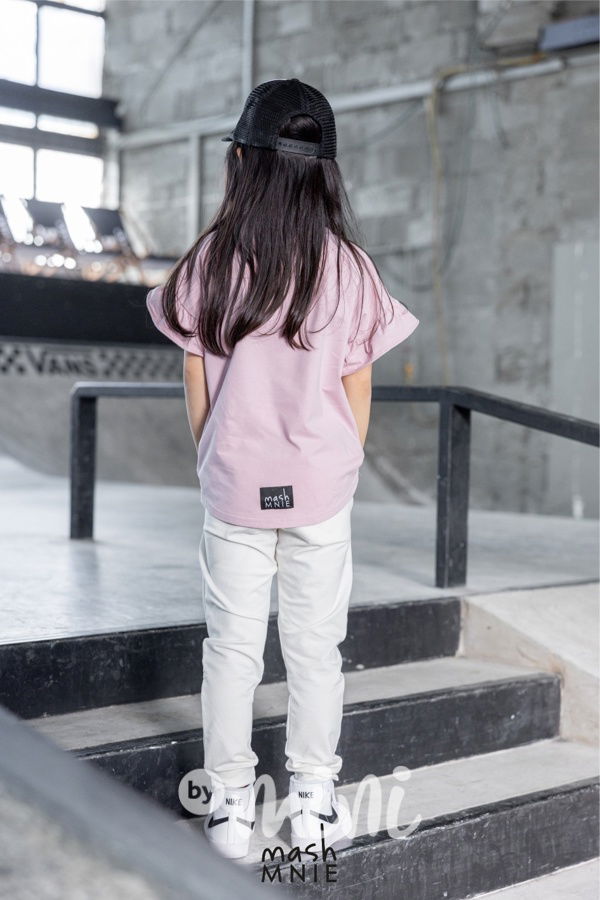 Mash Mnie wolf blůzka s řasenými rukávy pink