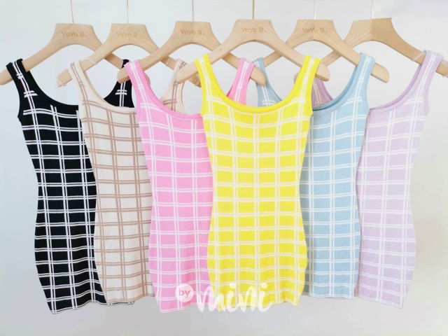 Letní maxi stretch šaty lila