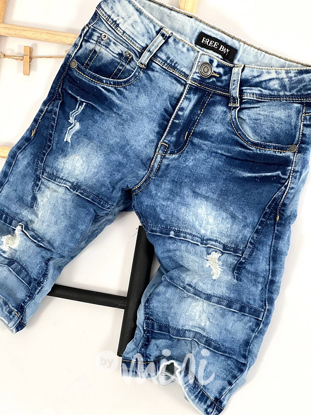 Ripped jeans kraťasy