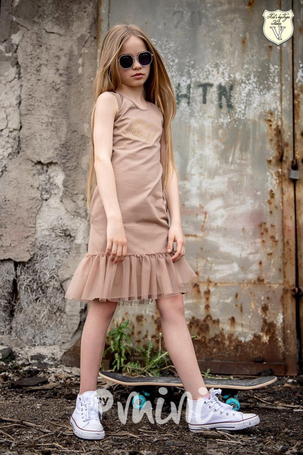 Voga tunika s tylem beige