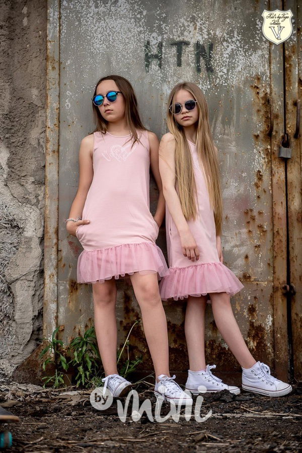 Voga tunika s tylem pink