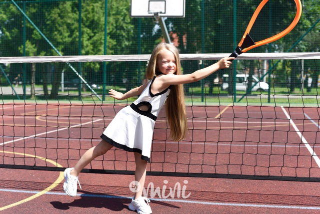 Lady D šaty white/black