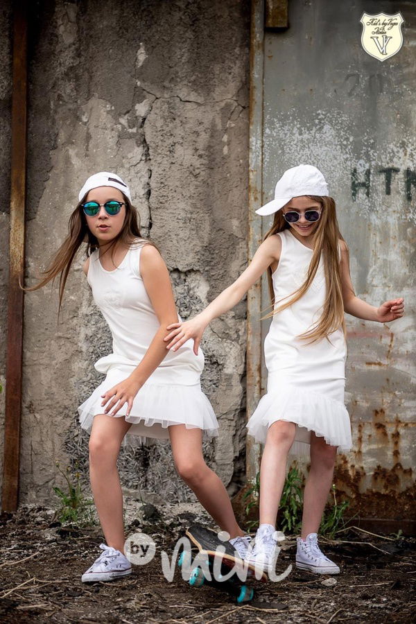 Voga tunika s tylem white