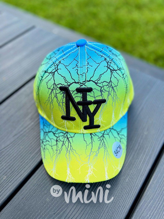 NY kšiltovka STORM lemon/blue