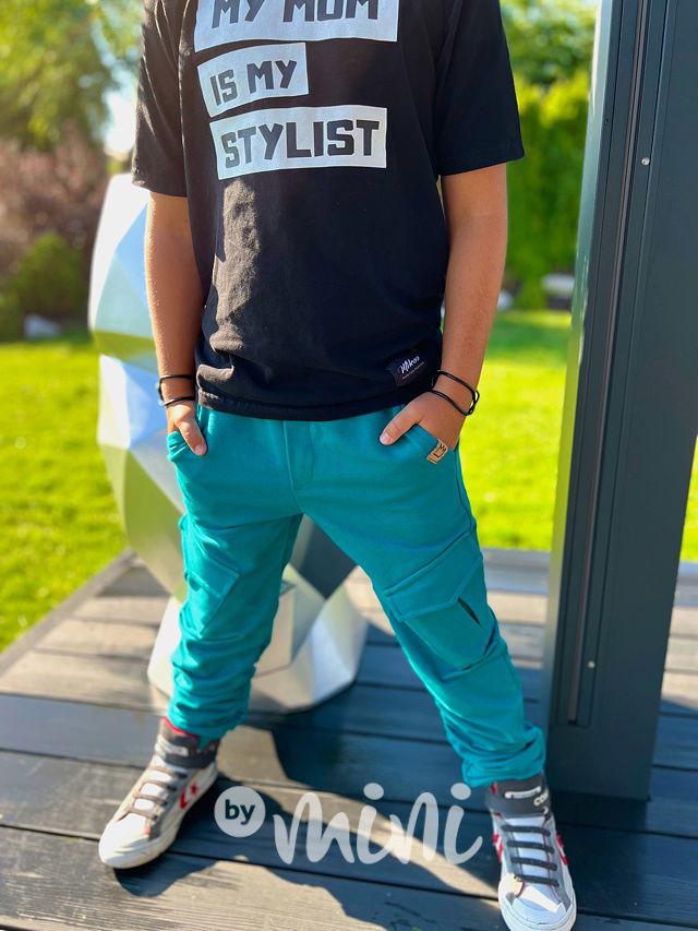 Petrol kapsáčové jogger tepláky