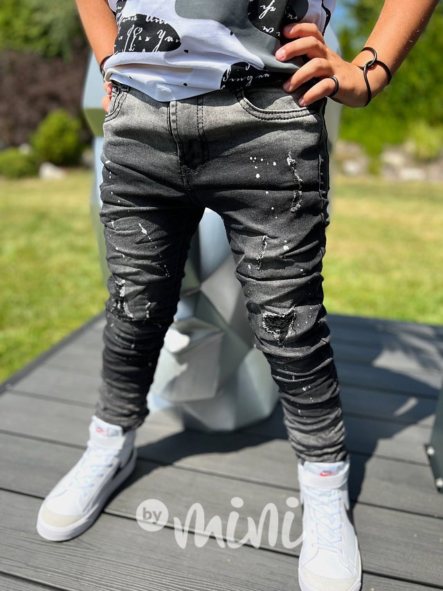 Ripped jeans s mačkaným efektem Kylian