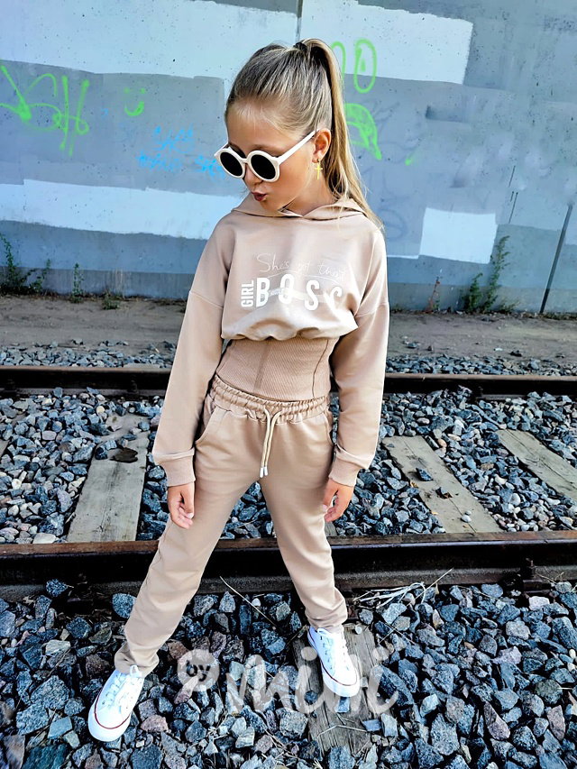 BOSS designová souprava beige