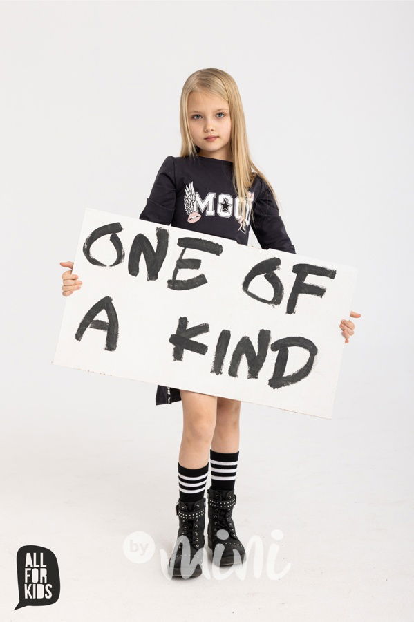 MOOD mikinová tunika grafit