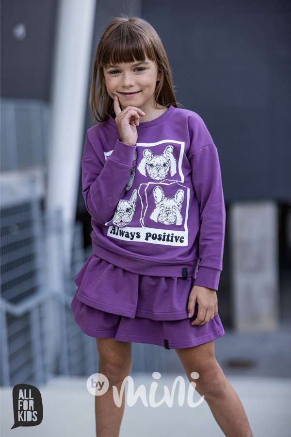 ALWAYS POSITIVE mikina lila