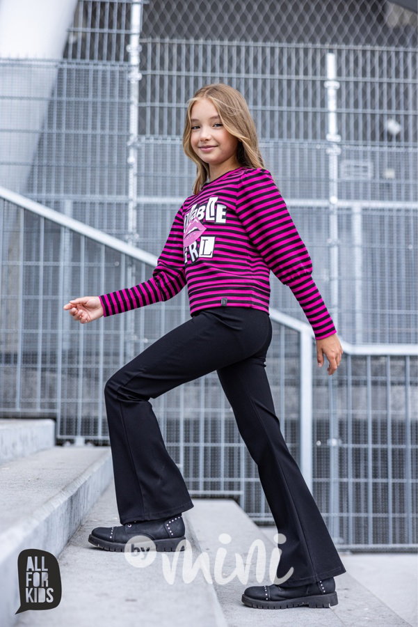 AFK Lovable mikina proužky pink