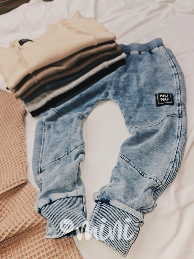 NUNU vintage blue baggy