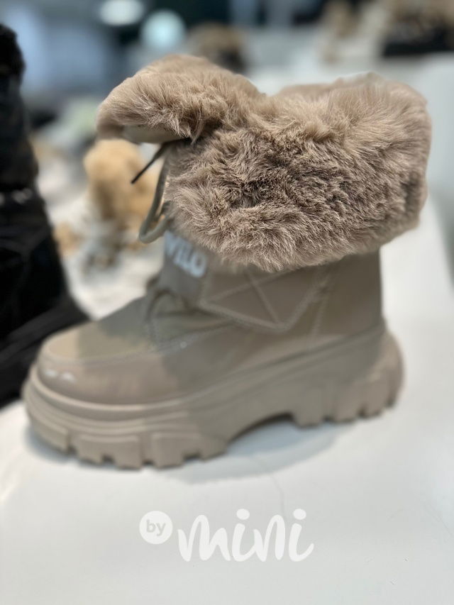 Zimní sněhule LOVE béžové