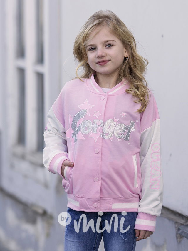 FORGET baseball bomber mikina