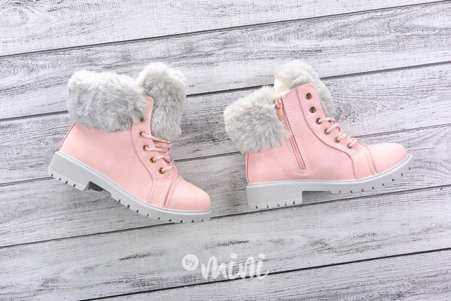 PINK workery s kožíškem