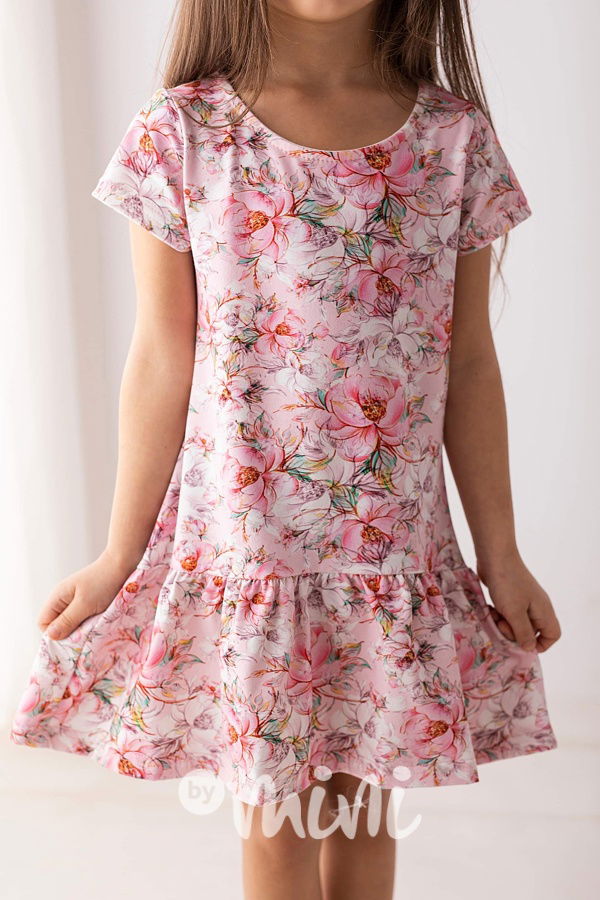 Lily Grey šaty spring flowers