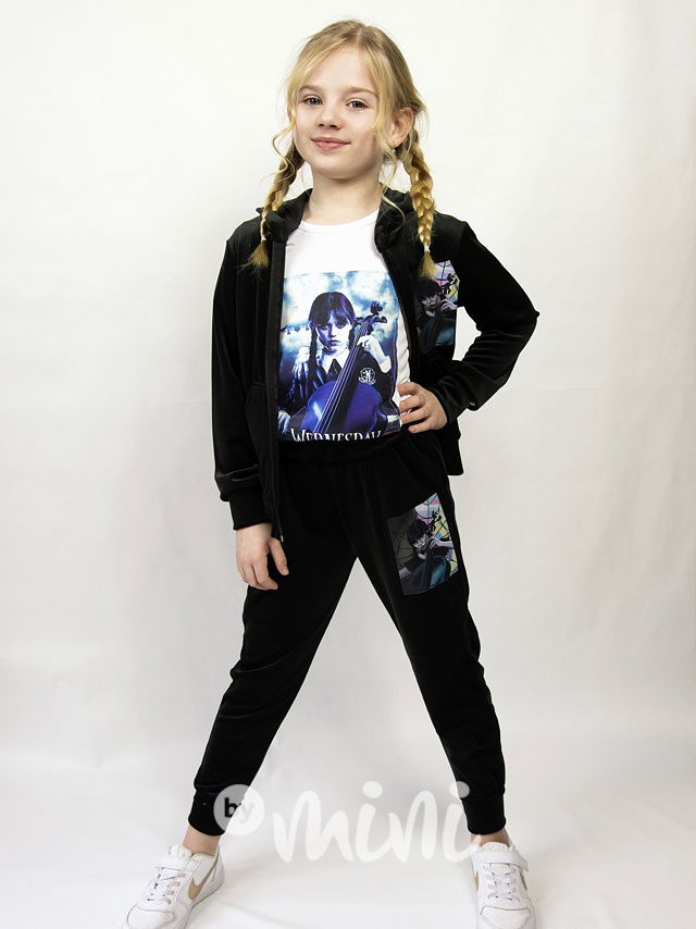 Velurová soft souprava Wednesday cello