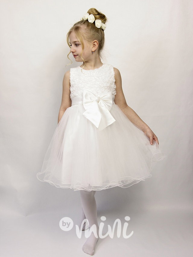 Bílé šaty pro družičky Amélie