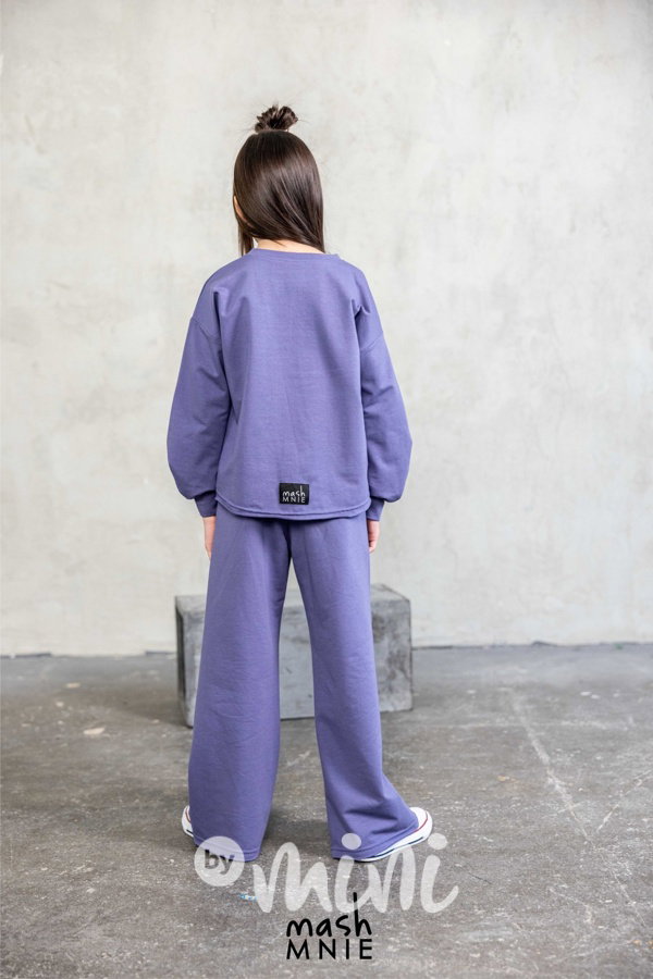 Mash Mnie oversize mikina + kalhoty lila