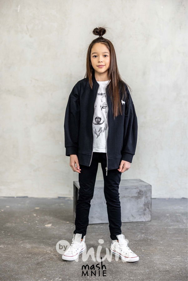 Mash Mnie mikina WOLF černá