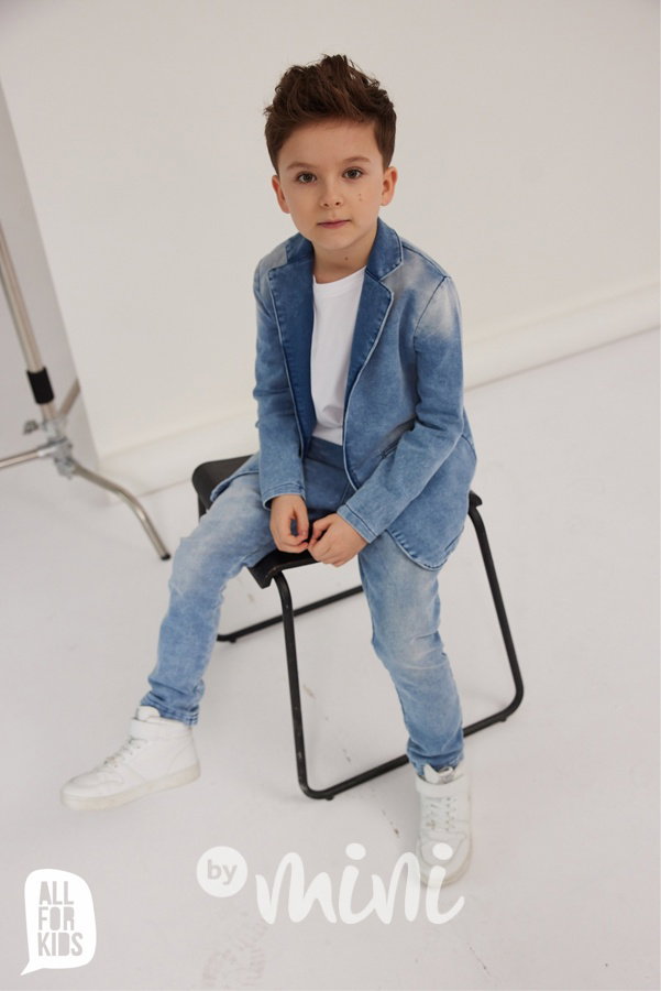 AFK denim kalhoty acid blue