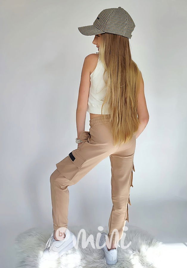 Cargo kapsáče béžové