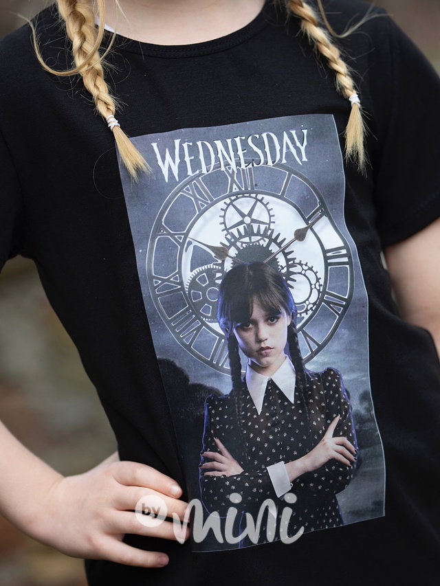 Triko WEDNESDAY time černé