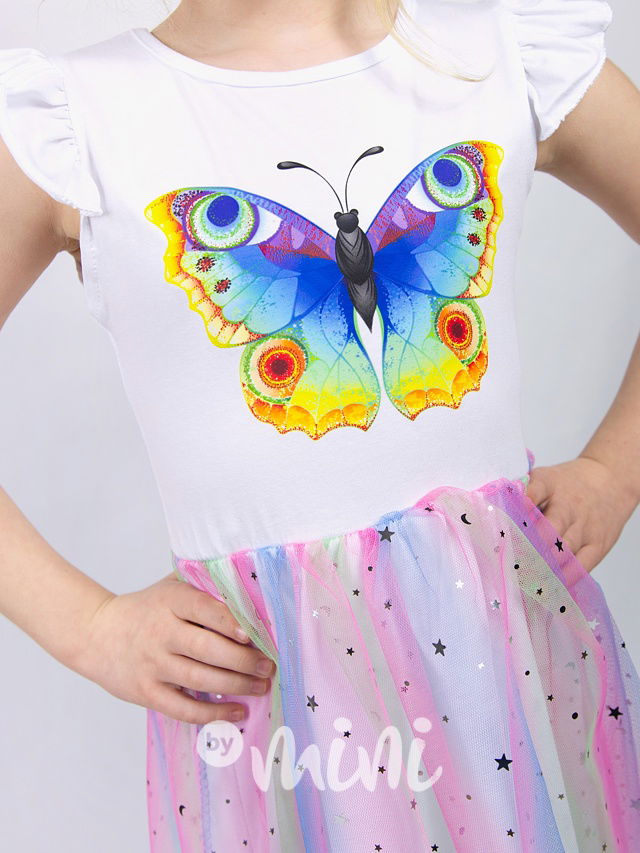 Butterfly šaty s tylem