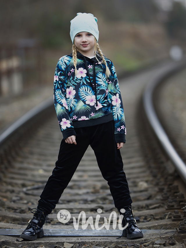 Flower soft velur souprava