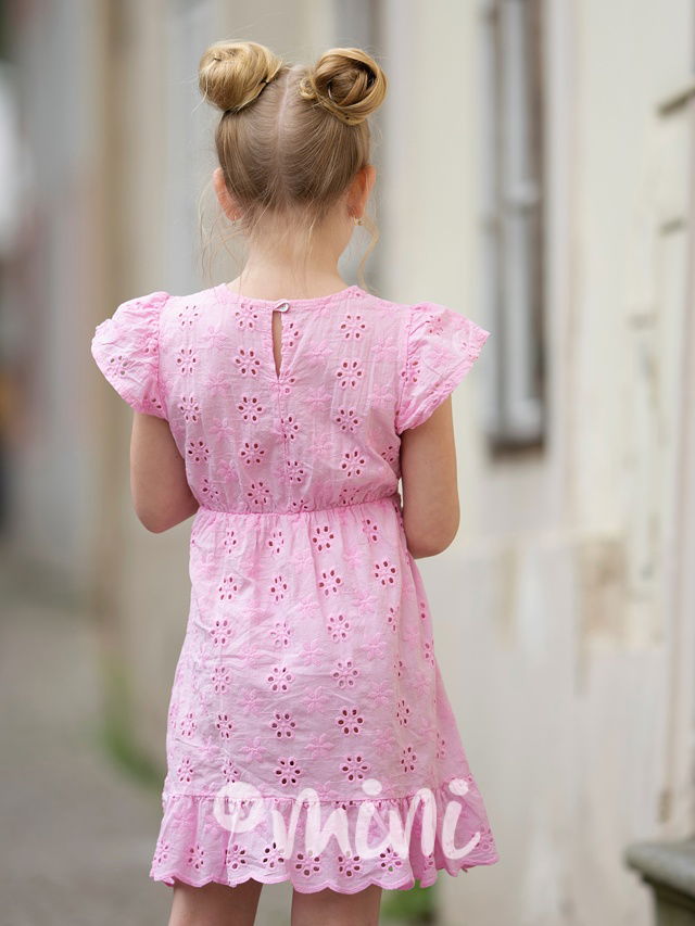 Růžové madeira šaty