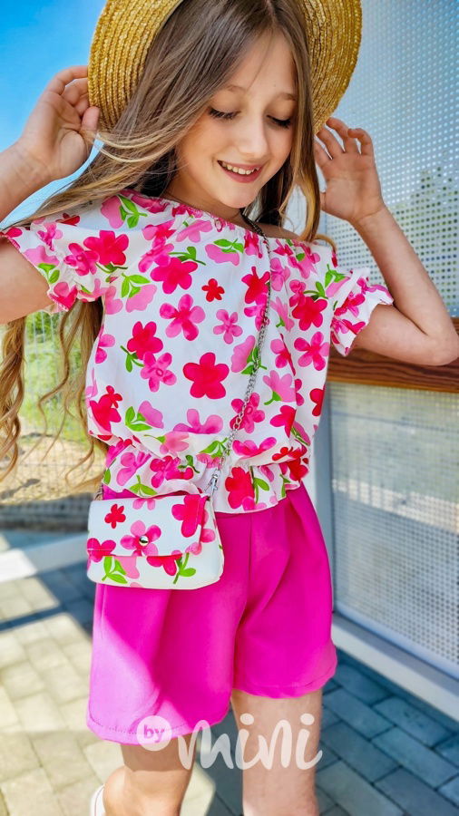 Amarant flower letní komplet