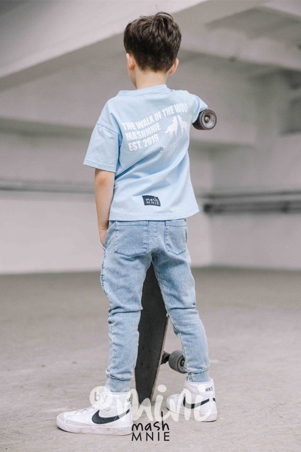 Mash Mnie biker jeans blue