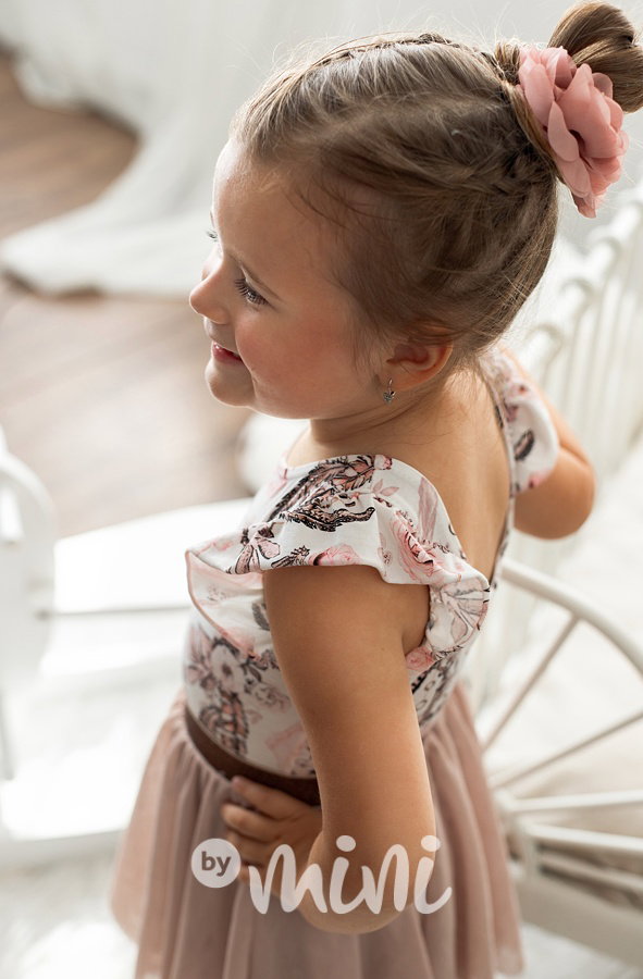 Lily Grey body Boho roses