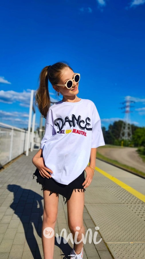 Dance triko bílé