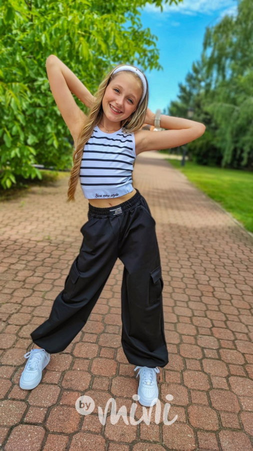 Crop top stripes