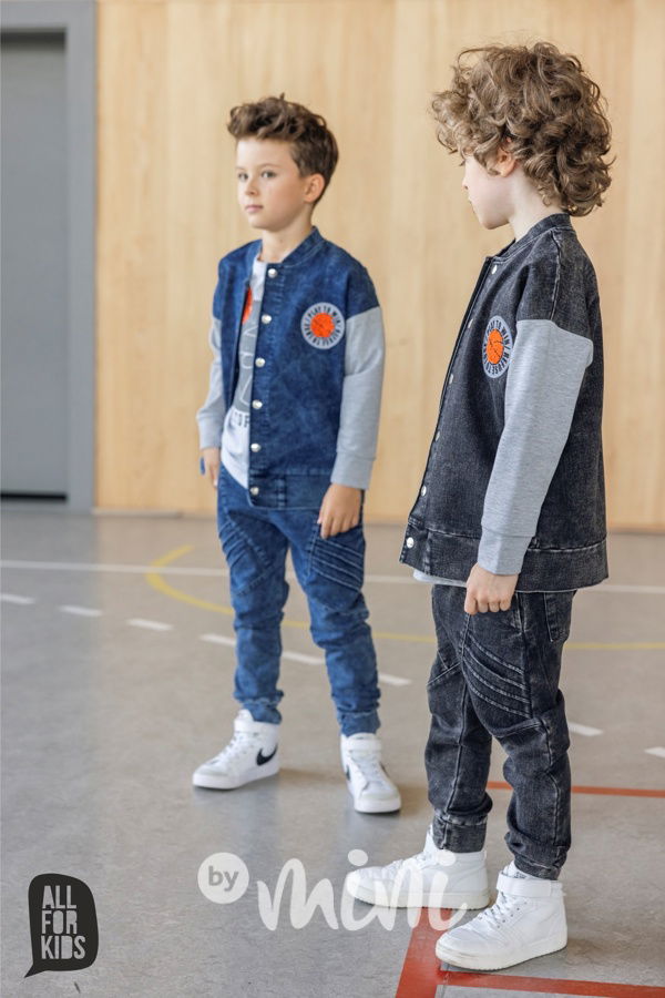 AFK biker jeansy black