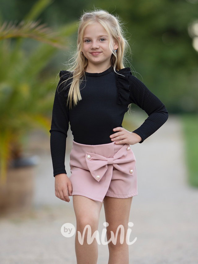 Sukňokraťasy s mašlí pink